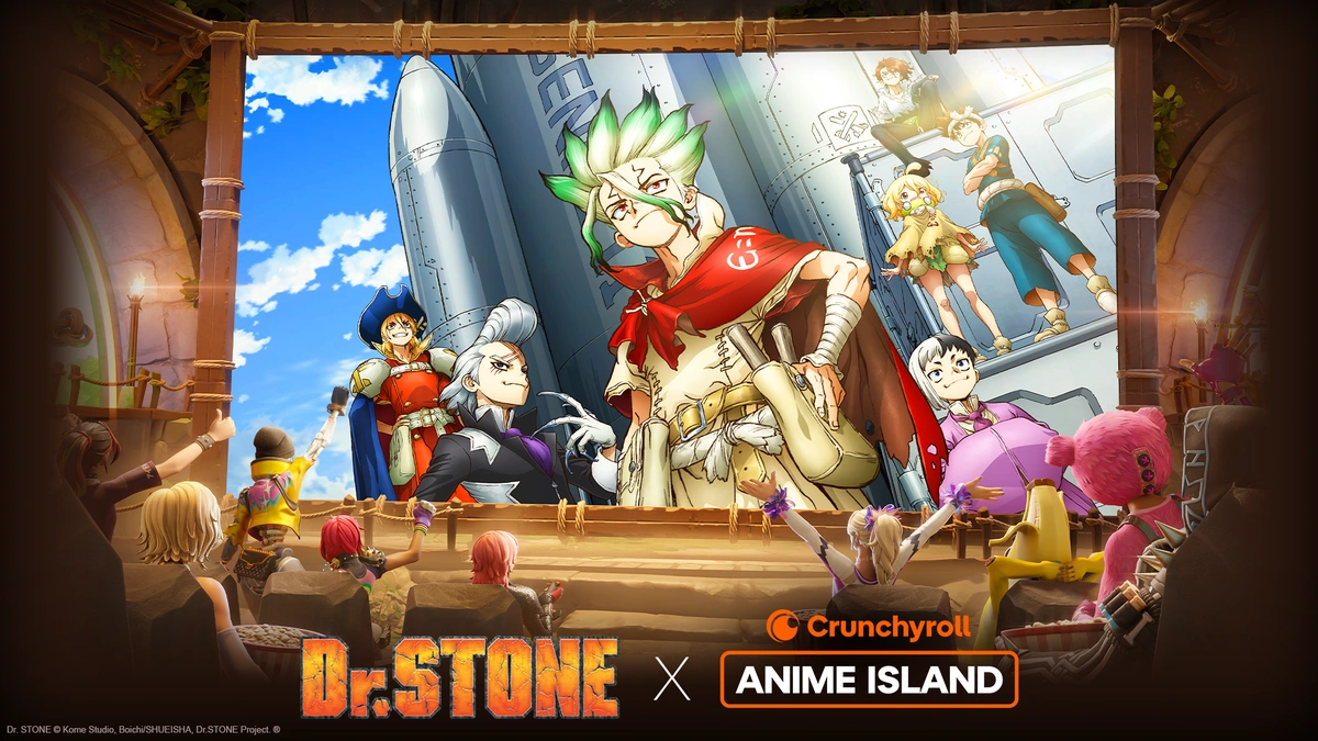Crunchyroll celebra el final de Dr. STONE con una experiencia especial dentro de Fortnite