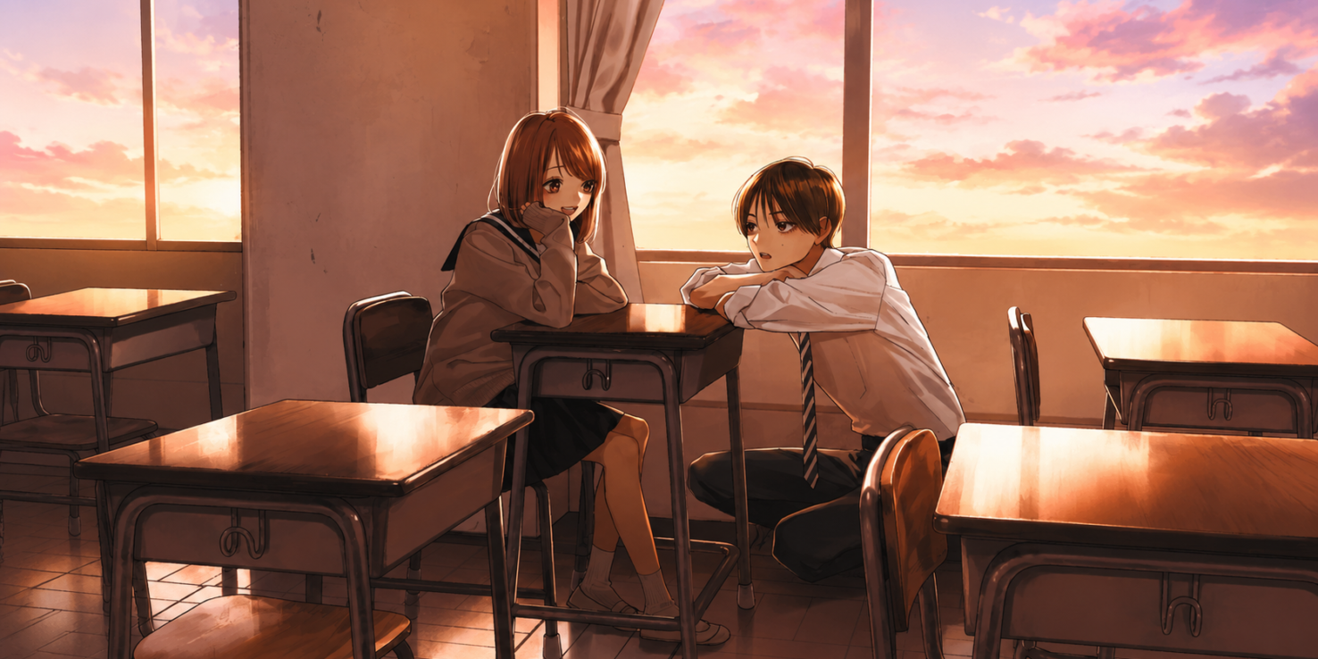 Yukari Maki y Yusuke Kusaka en el primer visual del anime Studio Cabana, programado para estrenarse en Japón durante 2027.