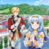 Eliane y Nigel en el primer visual promocional del anime Shin no Seijo de Aru Watashi wa Tsuihō Saremashita, programado para 2027.
