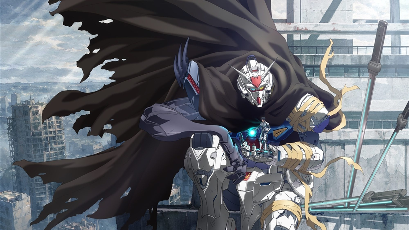 Ray Azumi y el XARX-0 Gundam ZERO en el primer visual oficial de Mobile Suit Gundam RG XARX-ZERO.