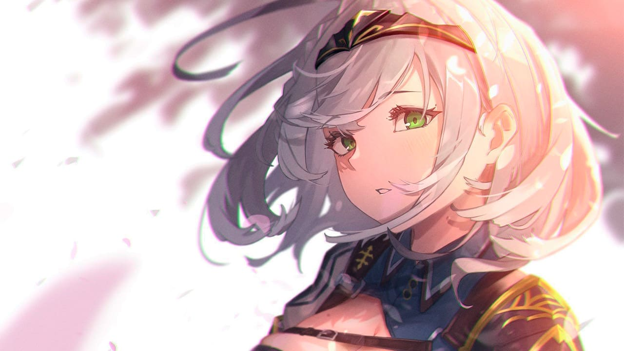 Shirogane Noel durante una transmisión en vivo en la que respondió a comentarios ofensivos dirigidos a su familia.