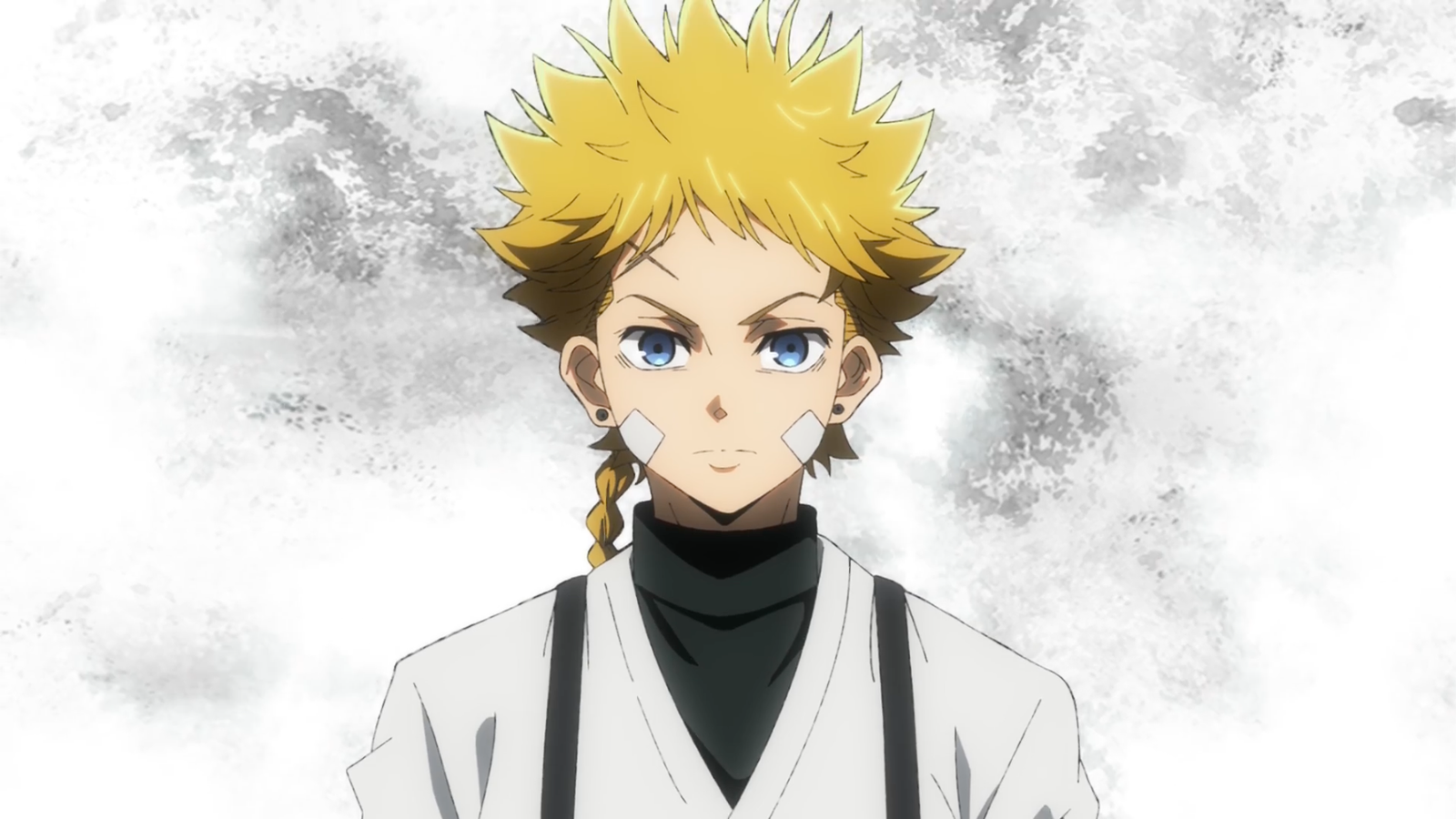 Imagen promocional oficial del anime The Vermilion Mask presentada en Anime Expo 2026.