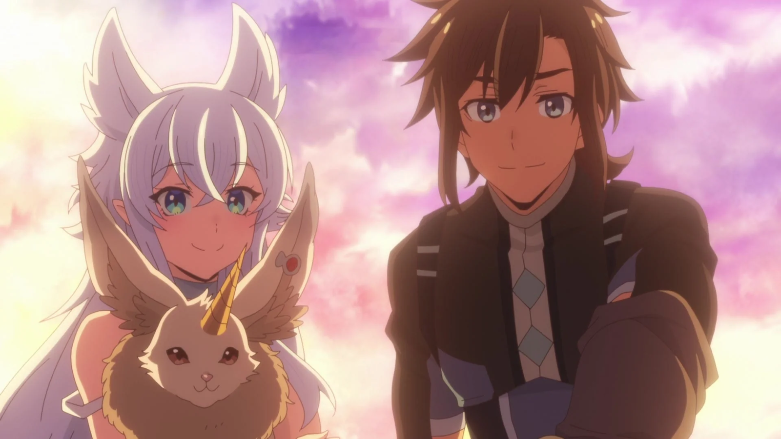 Imagen promocional oficial de la segunda temporada de Chillin' in Another World with Level 2 Super Cheat Powers.