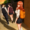 Imagen promocional del anime My Girlfriend's Friend presentada junto con su primer tráiler oficial.