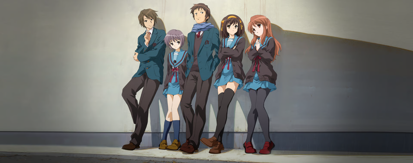 Visual oficial de la exposición por el 20.º aniversario del anime The Melancholy of Haruhi Suzumiya.