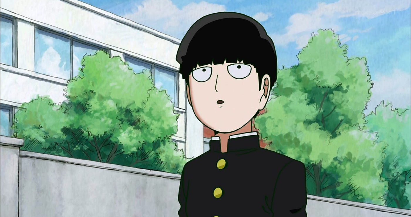 Imagen promocional del corto animado por el décimo aniversario de Mob Psycho 100.