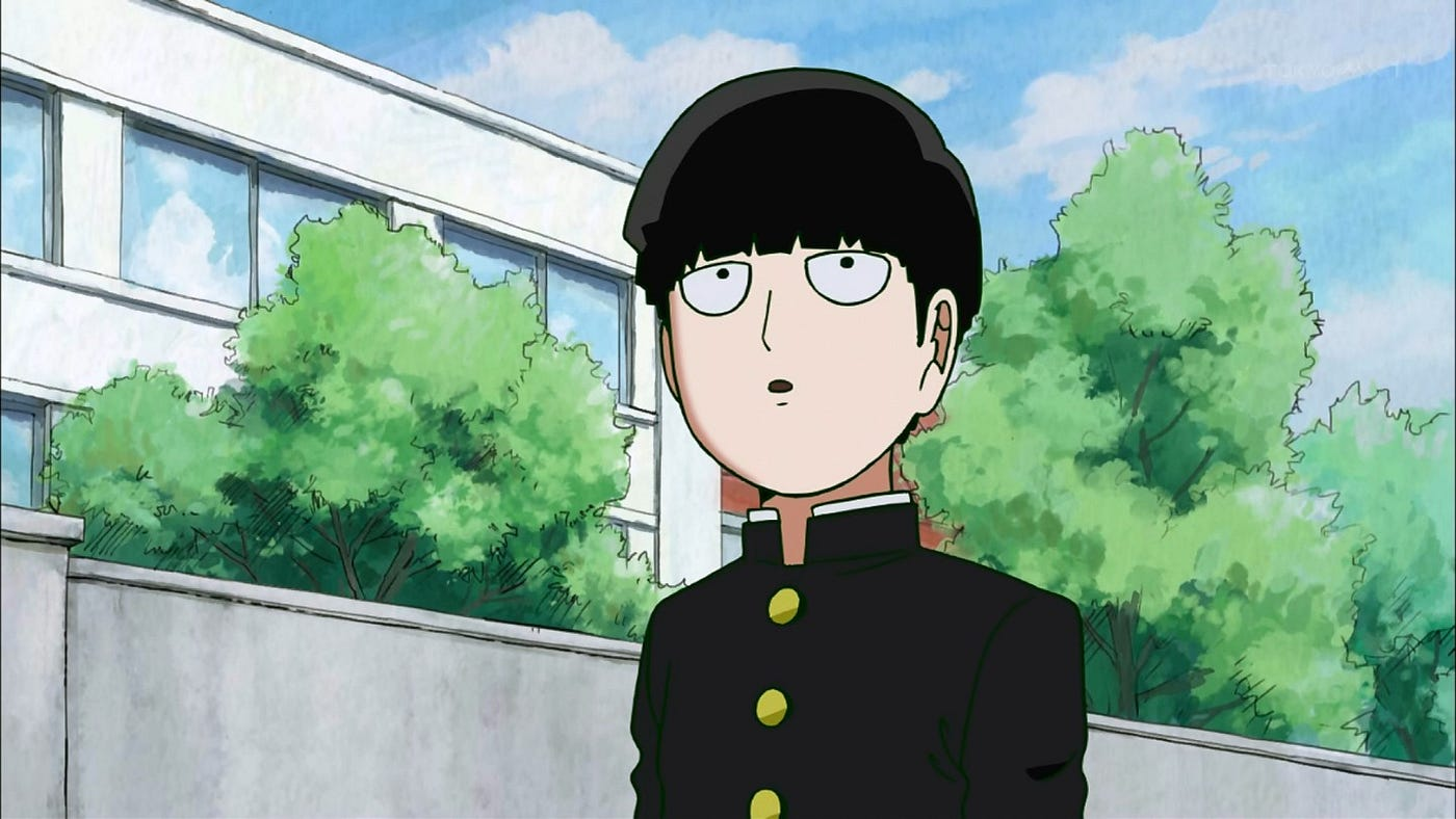 Imagen promocional del corto animado por el décimo aniversario de Mob Psycho 100.