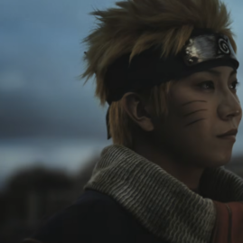 Arte promocional oficial de Ninja Show NARUTO anunciado para el Teatro Minami-za de Kioto.