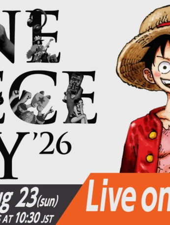 Imagen promocional oficial de ONE PIECE DAY '26 con Luffy y los Sombrero de Paja.