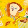 Imagen promocional del anime Pan Dorobo (The Bread Thief), basado en los libros de Keiko Shibata.