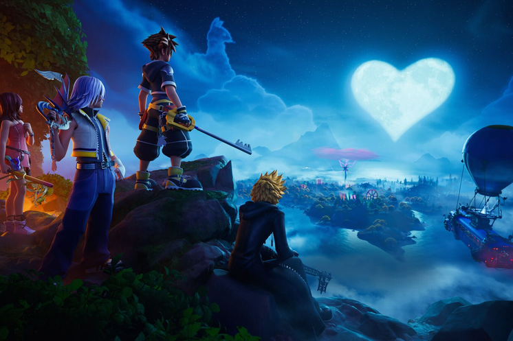 Kingdom Hearts llega a Fortnite con Sora, Kairi, Riku y Roxas